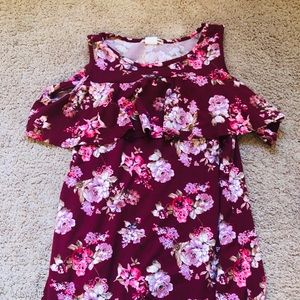 Floral short dress